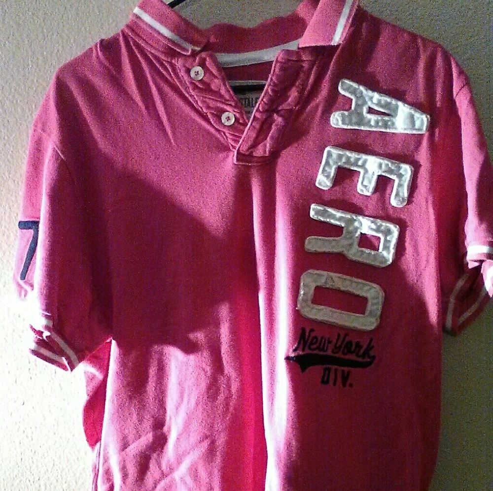 Pink polo